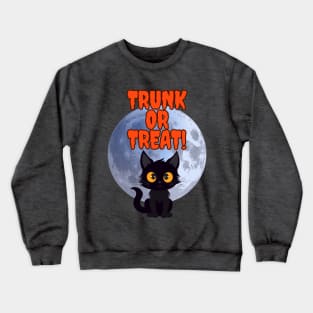 Cute Halloween black cat Trunk or treat 2023 Crewneck Sweatshirt